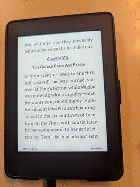 Amazon Kindle Paperwhite 6th Gen E-reader With Hard Case
